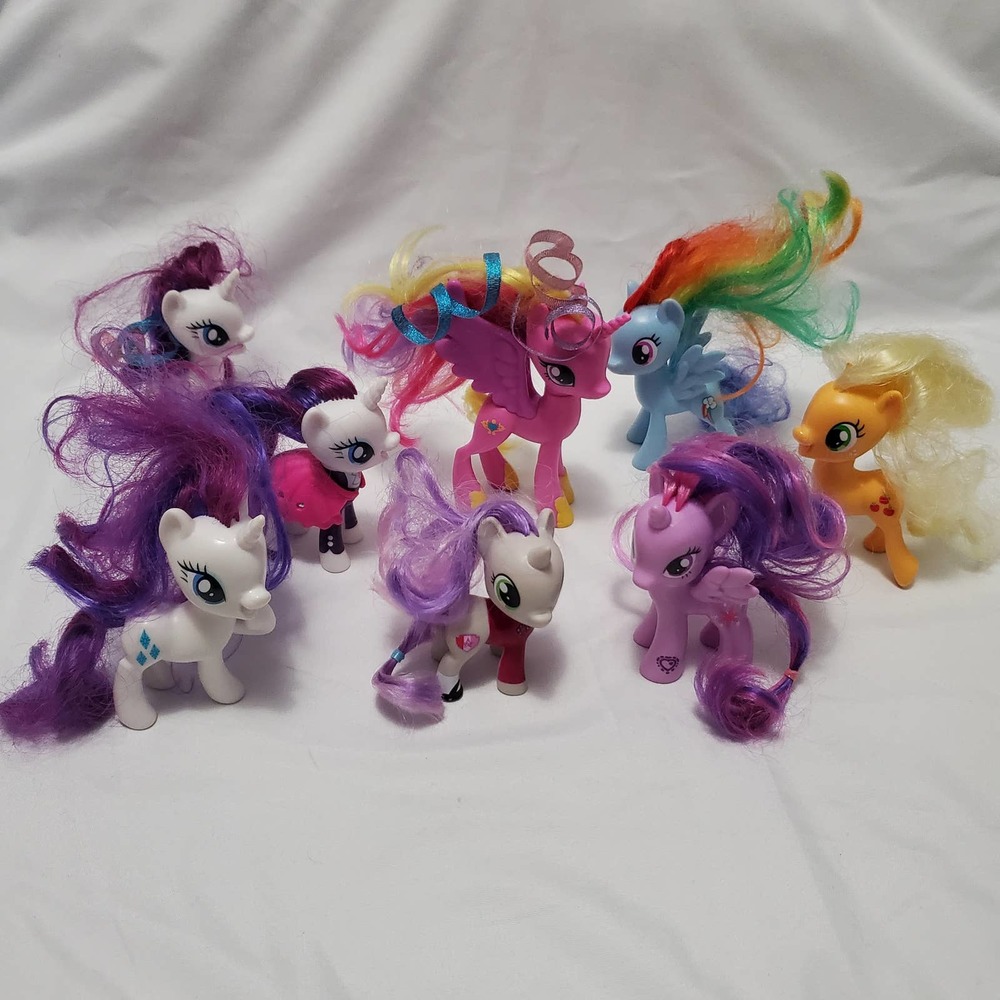 2016 My Little Pony Brushable Toy Lot Various Figures Lot of 8